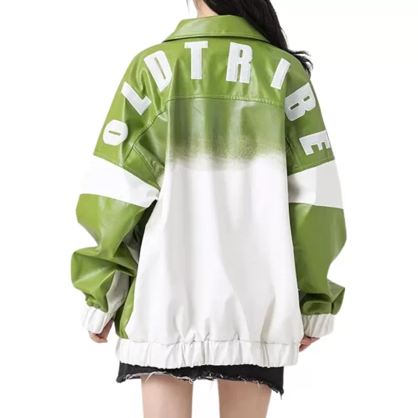 Aelfric Eden Mens Varsity Jacket Harajuku Vintage Graphic Baseball Jacket Unisex Coats StreetwearB59green