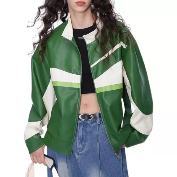 Aelfric Eden Mens Varsity Jacket Harajuku Vintage Graphic Baseball Jacket Unisex Coats StreetwearB64green