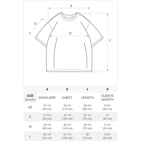 Aelfric Eden Oversized Tees Men 90s Vintage Graphic Shirts Summer Streetwear Casual TShirts115white