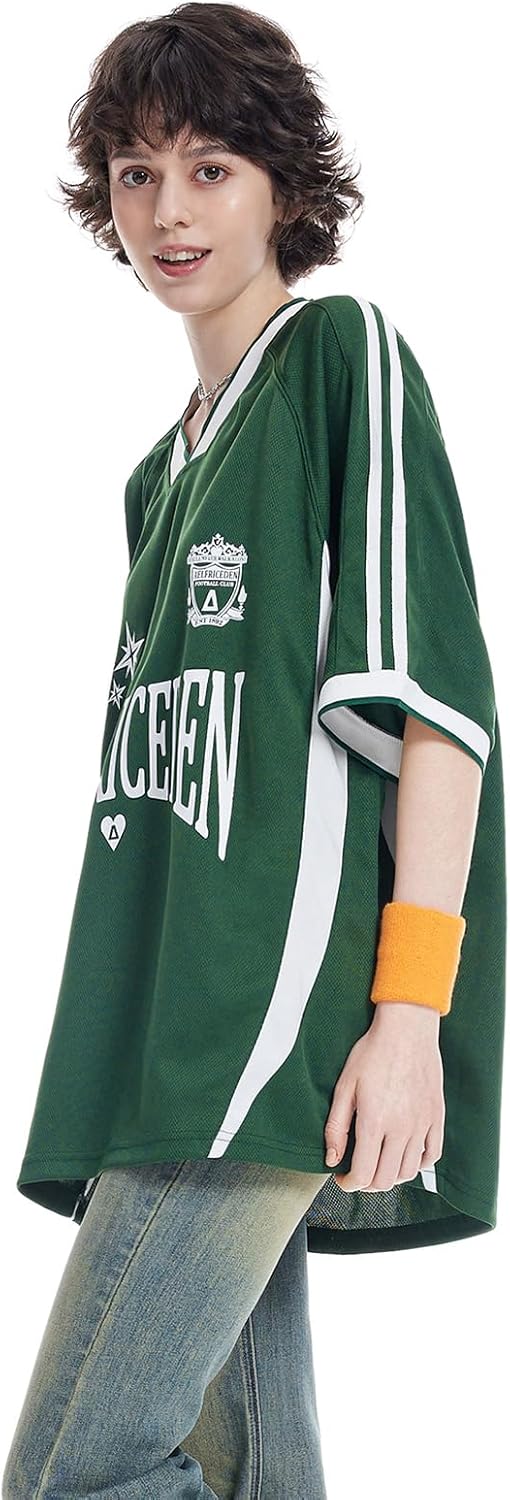Aelfric Eden Oversized Tshirts for Men Graphic Tees Vintage T Shirts Short Sleeve Y2k Streetwear ShirtsGreen