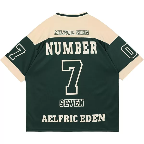 Aelfric Eden 90s Oversized T Shirts Unisex Grahpic Jersey Printed Casual Tees Streetwear Vintage Summer Top TshirtGreen