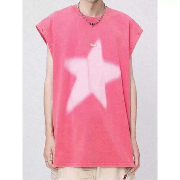 Aelfric Eden Mens Love Balloon Graphic Tees Summer Short Sleeve Printed Cotton T Shirts Casual Harajuku Tops1340pink