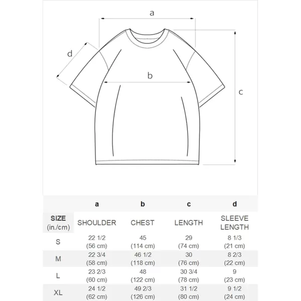 Aelfric Eden Mens Vintage Oversized Streetwear T Shirts Unisex Letter Graphic Print Tee Tops Casual Summer Tshirt01a1black