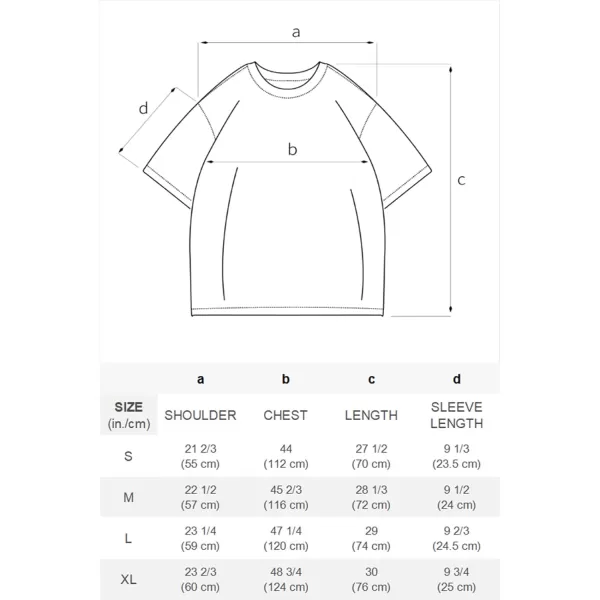 Aelfric Eden Oversized Cat Graphic Tees Men Streetwear Casual Summer Tops Unisex TShirt1white