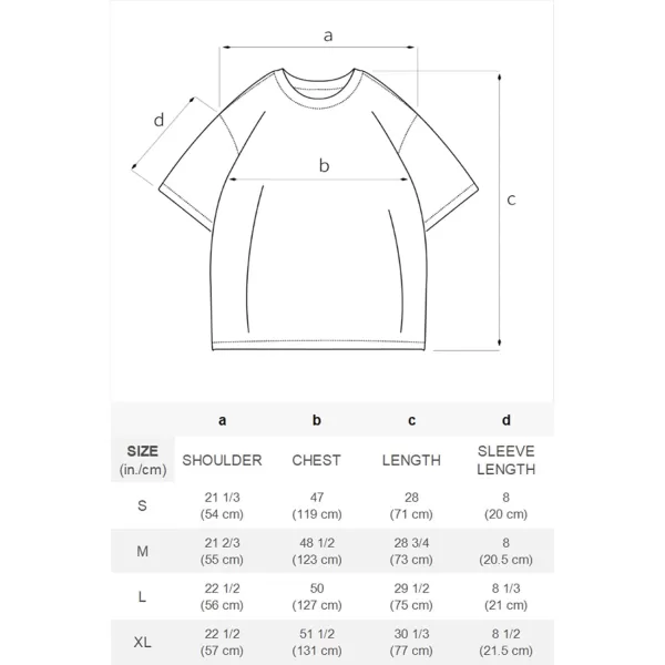 Aelfric Eden Oversized Graphic Tees Men Streetwear Casual Summer Tops Unisex TShirt4white