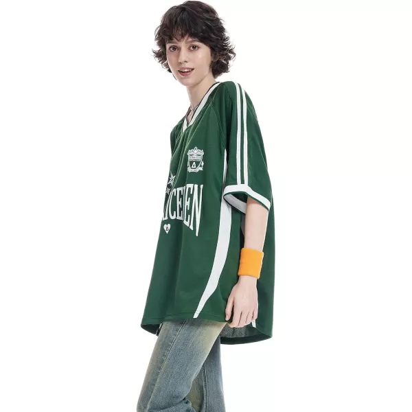 Aelfric Eden Oversized Tshirts for Men Graphic Tees Vintage T Shirts Short Sleeve Y2k Streetwear ShirtsGreen