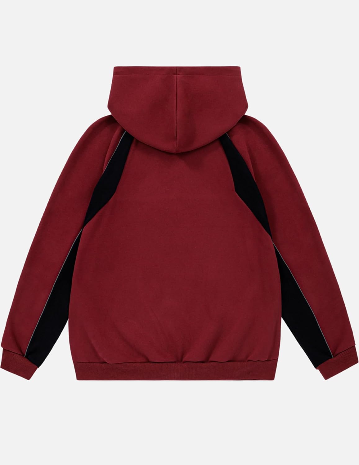 imageAelfric Eden Oversized Hoodie for Men Vintage Streetwear Graphic Long Sleeve Pullover Hoodies TopsRed