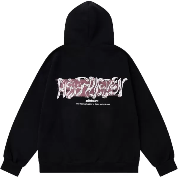 imageAelfric Eden Hoodies for Women Oversized Graphic Hoodies Y2k Fall Hoodies for Women TrendyBlack