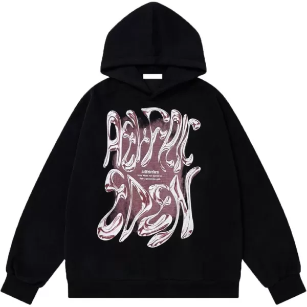 imageAelfric Eden Hoodies for Women Oversized Graphic Hoodies Y2k Fall Hoodies for Women TrendyBlack