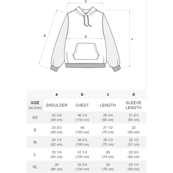 imageAelfric Eden Oversized Hoodies for Women Streetwear Vintage Baggy Shadow Print Hoodie Pullover with pocketBrown