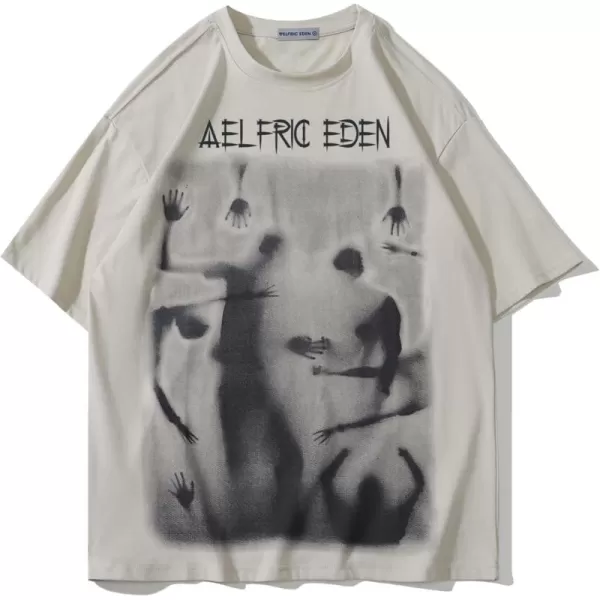 imageAelfric Eden Letter Printed TShirtsKhaki