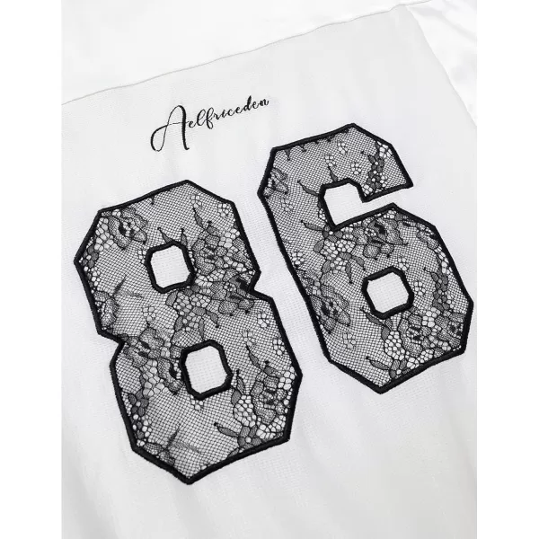 imageAelfric Eden Off The Shoulder Lace Embroidery Sweatshirt Long Sleeve Y2K jersey Sweatshirts Oversized Baggy Pullover TopWhite