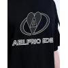 imageAelfric Eden Oversized Graphic Tees Men Contrast Color Speedway Racing Tee Unisex Streetwear Tshirt Patchwork Polo Tee Black XS