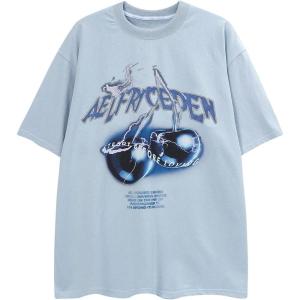 imageAelfric Eden Lightning Graphic ShirtsBlue