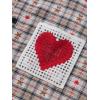 imageAelfric Eden CutOut Heart Short Sleeve Shirt Collar Button Down Plaid Casual Tshirt TopsKhaki