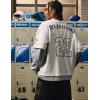 imageAelfric Eden Jersey Shirts Mesh Print Number Tee Mens Oversized Vintage Streetwear Tshirts Graphic Casual Summer Y2k TshirtWhite
