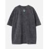 imageAelfric Eden Washed Lightning Graphic Tees Y2k Oversized TShirts Vintage Unisex Streetwear Cotton Shirt Casual Summer TopsGrey