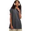 imageAelfric Eden Mens Vintage Solid Cap Sleeve TShirts Oversized Casual Summer Basic Tees Tank TopGray