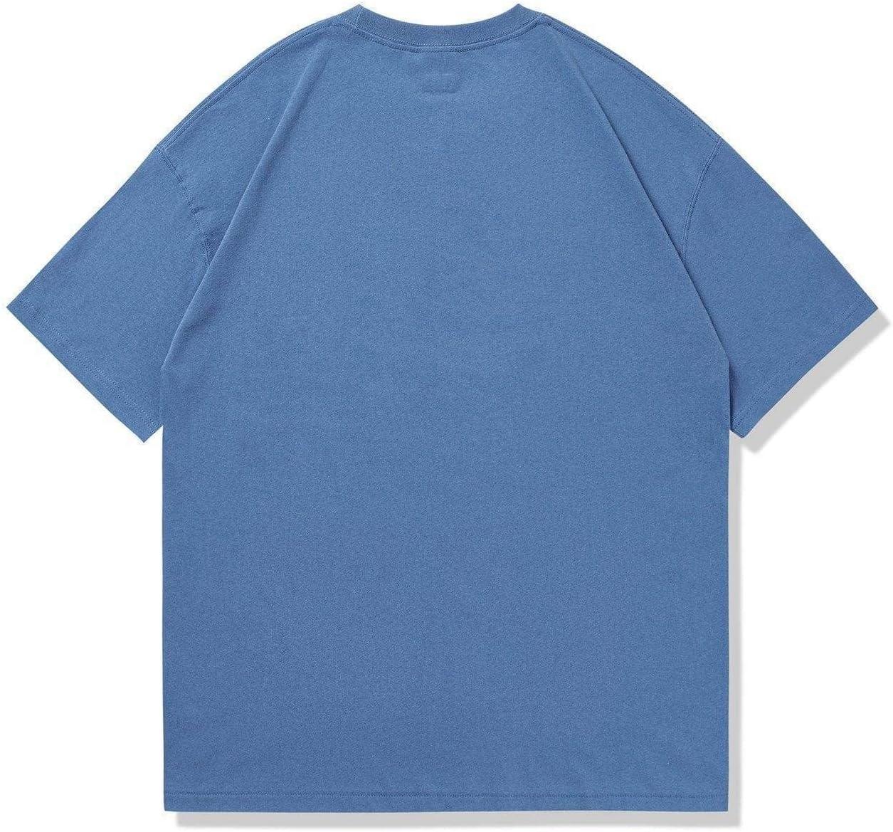 imageAelfric Eden Mens Oversized Graphic Tee Summer Unisex Hipster Printed Casual Harajuku Top TshirtBlue