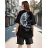 imageAelfric Eden Butterfly Graphic Tee Oversized T Shirts for Men Short Sleeve Tops Streetwear Y2K TShirtBlack