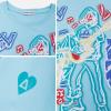 imageAelfric Eden Graphic Tees Men Y2k Oversized T Shirts Women Hip Hop Character Vintage Tees Unisex Summer TopsBlue