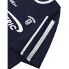 imageAelfric Eden Graphic Tees Y2k Women Oversized T Shirts Striped Patchwork Crewneck Unisex Streetwear TopsNavy Blue