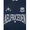 imageAelfric Eden Jersey Shirts Women Oversized Mesh V Neck Graphic Tees Y2k Color Block Short Sleeve T Shirt TopsNavy Blue