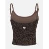 imageAelfric Eden Leopard Print Cami Top Sleeveless Tank Tops Scoop Neck Crop Camisole Shirts 2025 Trendy OutfitsBrown