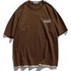 imageAelfric Eden Mens Oversized T Shirts Graphic Tees Print Crew Neck Cotton Tops Streetwear Casual ShirtBrown