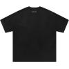 imageAelfric Eden Oversized Mens TShirt Reflective Strip Suede Tee with Brand Embroidery DetailingBlack