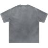 imageAelfric Eden Oversized Mens TShirt Reflective Strip Suede Tee with Brand Embroidery DetailingGrey