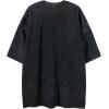 imageAelfric Eden Oversized Tees Graphic Dog Print Tshirt Washed Cotton Short Sleeve Summer Streetwear Vintage Unisex TopsBlack