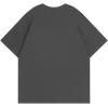 imageAelfric Eden Women Love Balloon Graphic Tees Summer Short Sleeve Printed Cotton T Shirts Casual Harajuku TopsGrey