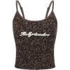 imageAelfric Eden Leopard Print Cami Top Sleeveless Tank Tops Scoop Neck Crop Camisole Shirts 2025 Trendy OutfitsBrown