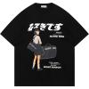 imageAelfric Eden Mens Oversized Graphic Tee Summer Unisex Hipster Printed Casual Harajuku Top TshirtBlack
