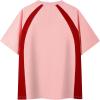 imageAelfric Eden Basic Color Blocking Tee Oversized Patchwork T Shirt Men 90s Shirt Unisex Y2K Streetwear Casual Summer TopsPink