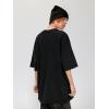 imageAelfric Eden Graphic Tees Men Oversized Doberman Shirt Washed Vintage Streetwear Casual Summer Tops TShirt Unisex1black