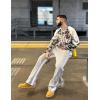 imageAelfric Eden Mens Camouflage Patchwork Sweatshirt Oversized Long Sleeve Casual Y2k Streetwear Trendy TopsGreen Camo
