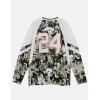 imageAelfric Eden Mens Camouflage Patchwork Sweatshirt Oversized Long Sleeve Casual Y2k Streetwear Trendy TopsGreen Camo