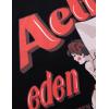 imageAelfric Eden Oversized Graphic Tees Women Streetwear Casual Heart Print Angel Cartoon Unisex Summer TopsBlack