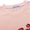 imageAelfric Eden Oversized Graphic Tees Women Streetwear Casual Heart Print Angel Cartoon Unisex Summer TopsPink