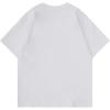 imageAelfric Eden Oversized Graphic Tees Women Streetwear Casual Heart Print Angel Cartoon Unisex Summer TopsWhite