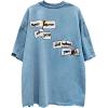 imageAelfric Eden Women Oversized Graphic Tees Print Vintage Tshirts Cotton Tops Streetwear Casual Shirt01blue