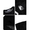 imageAelfric Eden Womens Graphic Tee Shirts CutOut Number Mesh Tops Streetwear Oversized Short Sleeve TShirtBlack