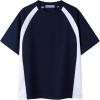 imageAelfric Eden Basic Color Blocking Tee Oversized Patchwork T Shirt Men 90s Shirt Unisex Y2K Streetwear Casual Summer TopsNavy Blue