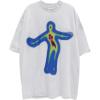 imageAelfric Eden Women Oversized Graphic Tees Print Vintage Tshirts Cotton Tops Streetwear Casual ShirtWhite