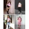 imageAelfric Eden Mens Graphic Tees Oversized T Shirt Women Y2k Jersey Quick Dry Moisture Wicking Unisex Summer TopsPink