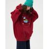 imageAelfric Eden Cartoon Dog Hoodie Couple Hooded Sweatshirt Long Sleeve Pullover Oversized Hoodies 2025 OutfitsChristmas Red