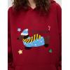 imageAelfric Eden Cartoon Dog Hoodie Couple Hooded Sweatshirt Long Sleeve Pullover Oversized Hoodies 2025 OutfitsChristmas Red