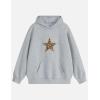 imageAelfric Eden Hoodies Leopard Print Star Hoodie Graphic Hooded Pullover Sweatshirt Streetwear 2025 Trendy Tops OutfitsGrey
